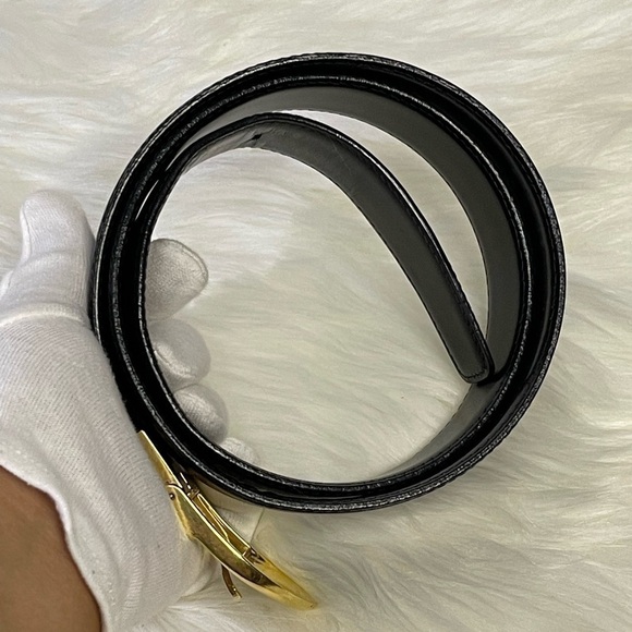LOUIS VUITTON epi leather belt in black - Picture 5 of 11